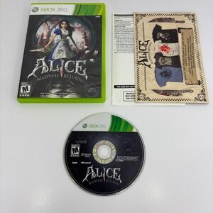 Alice: Madness Returns (Microsoft Xbox 360, 2011) CIB Tested Working